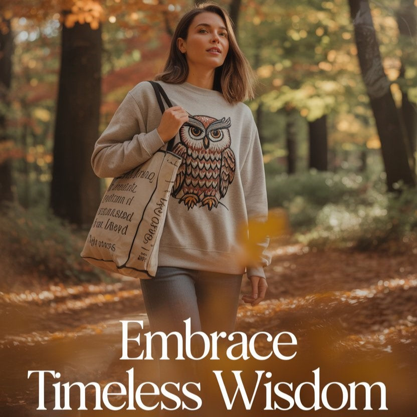 Celebrate autumn with owl-inspired sustainable fashion — cozy, ethical styles that bring timeless wisdom to your fall wardrobe.