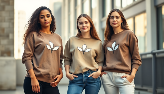 A stylish, eco-friendly T-shirt with a nature-inspired design