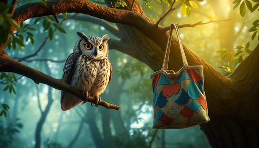 The Owl Who Discovered Sustainable Style - Dudeily
