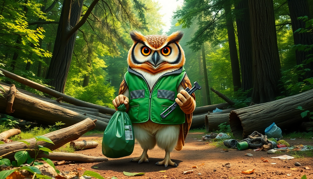 Ollie's Earth Day Mission: How a Wise Owl Saved the Forest - Dudeily