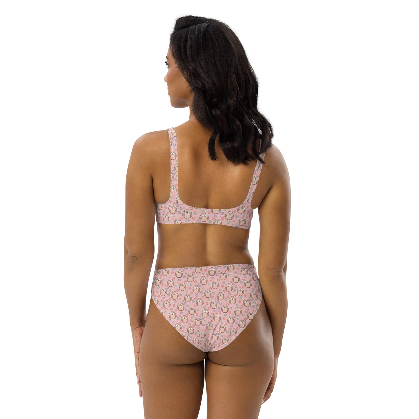 Recycled High-Waisted Bikini – Eco-Friendly Swimwear for Nature Lovers Dudeily