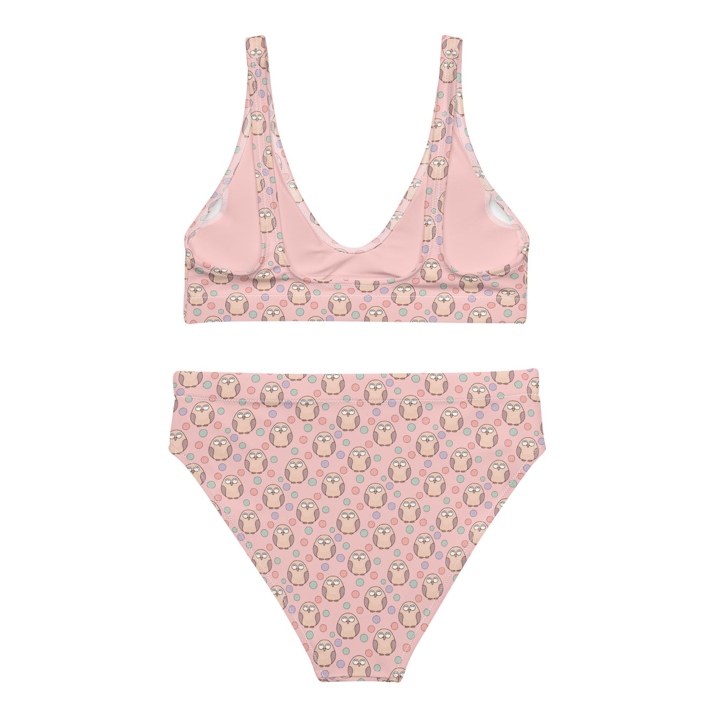 Recycled High-Waisted Bikini – Eco-Friendly Swimwear for Nature Lovers Dudeily