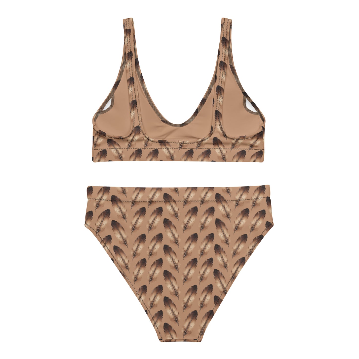 Recycled High-Waisted Bikini - Eco-Friendly Swimwear Dudeily