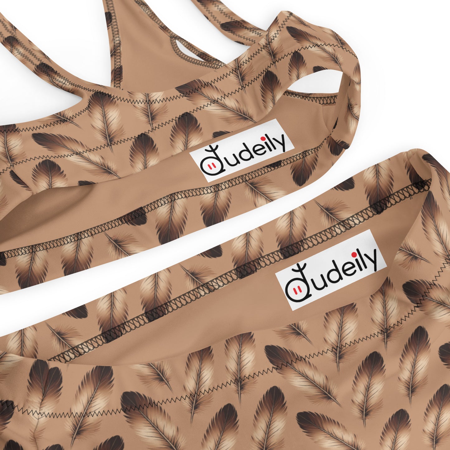 Recycled High-Waisted Bikini - Eco-Friendly Swimwear Dudeily