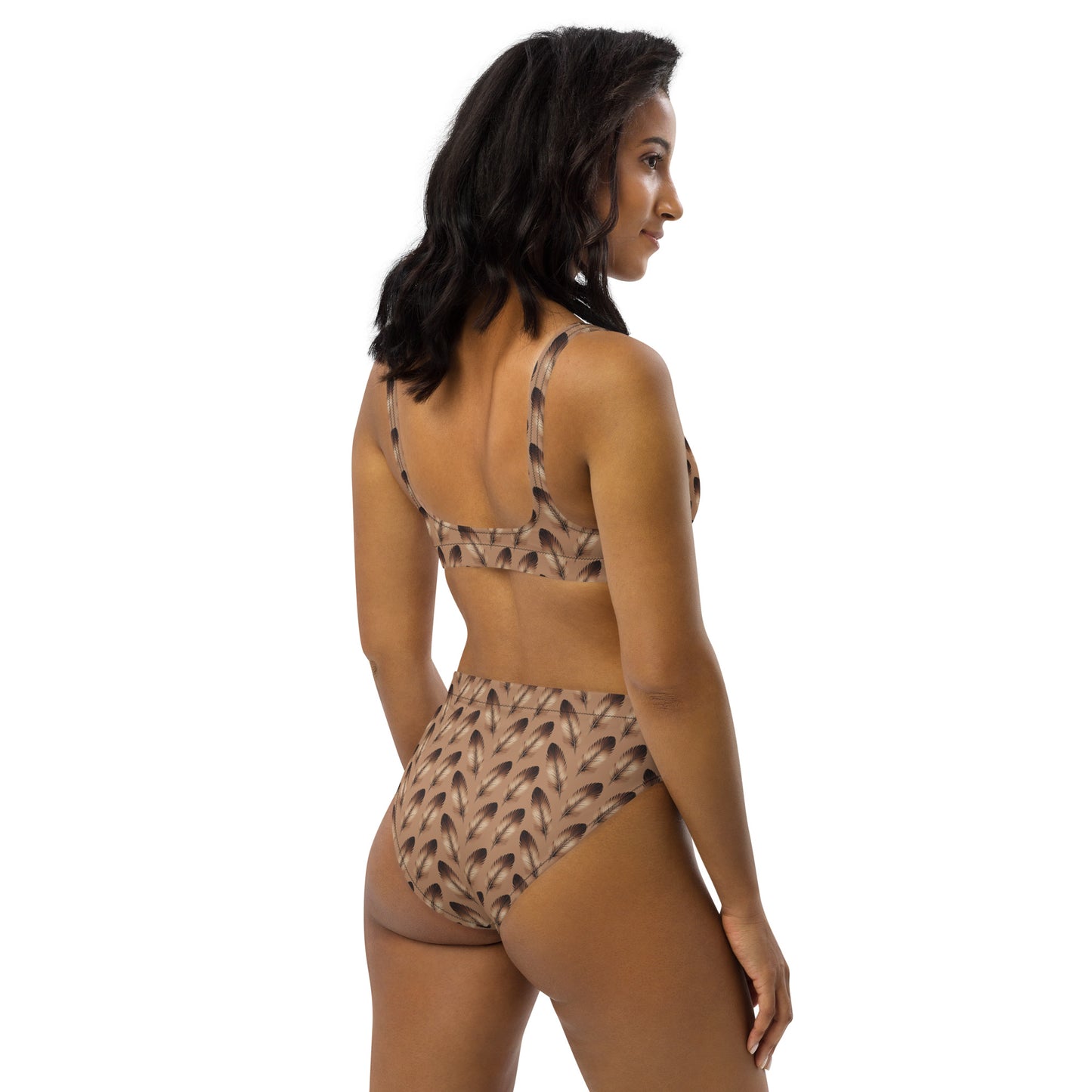 Recycled High-Waisted Bikini - Eco-Friendly Swimwear Dudeily