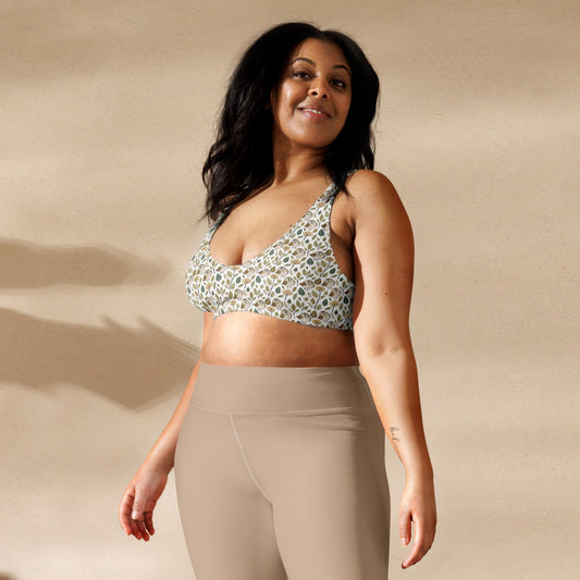 Owl-Themed Recycled Padded Bikini Top – Ethical Swimwear for Eco-Loving Trendsetters Dudeily