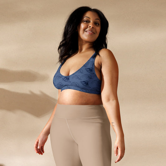 Whisper Owl Recycled Padded Bikini Top – Sustainable Comfort Swimwear Dudeily