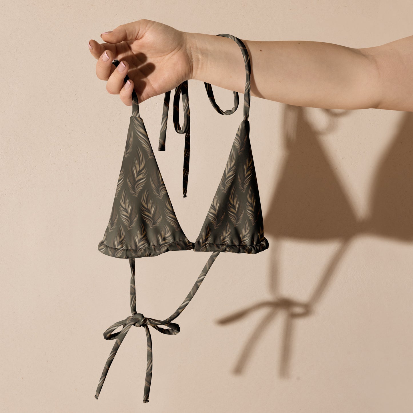 Owl-Themed All-Over Print Recycled String Bikini – Sustainable Fashion Dudeily