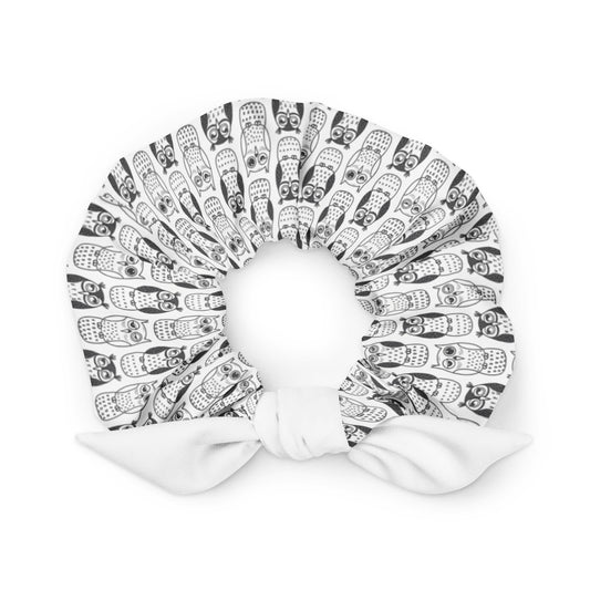 Owl-Themed Recycled Scrunchie: Eco-Friendly & Stylish Hair Accessory Default Title Dudeily