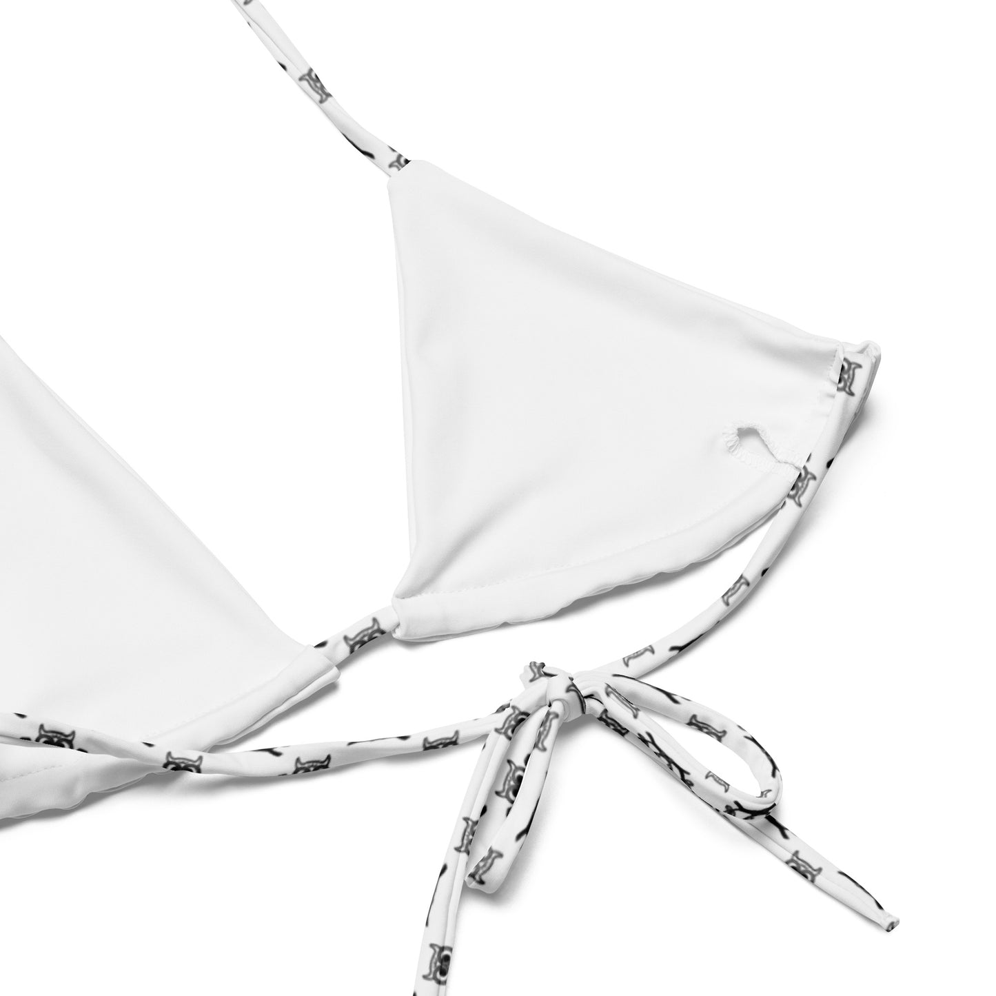 All-Over Print Recycled String Bikini – Eco-Friendly Owl-Inspired Swimwear Dudeily