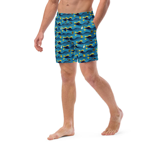 Owl Recycled Swim Trunks – Eco-Conscious Comfort for Wild Summer Adventures Dudeily