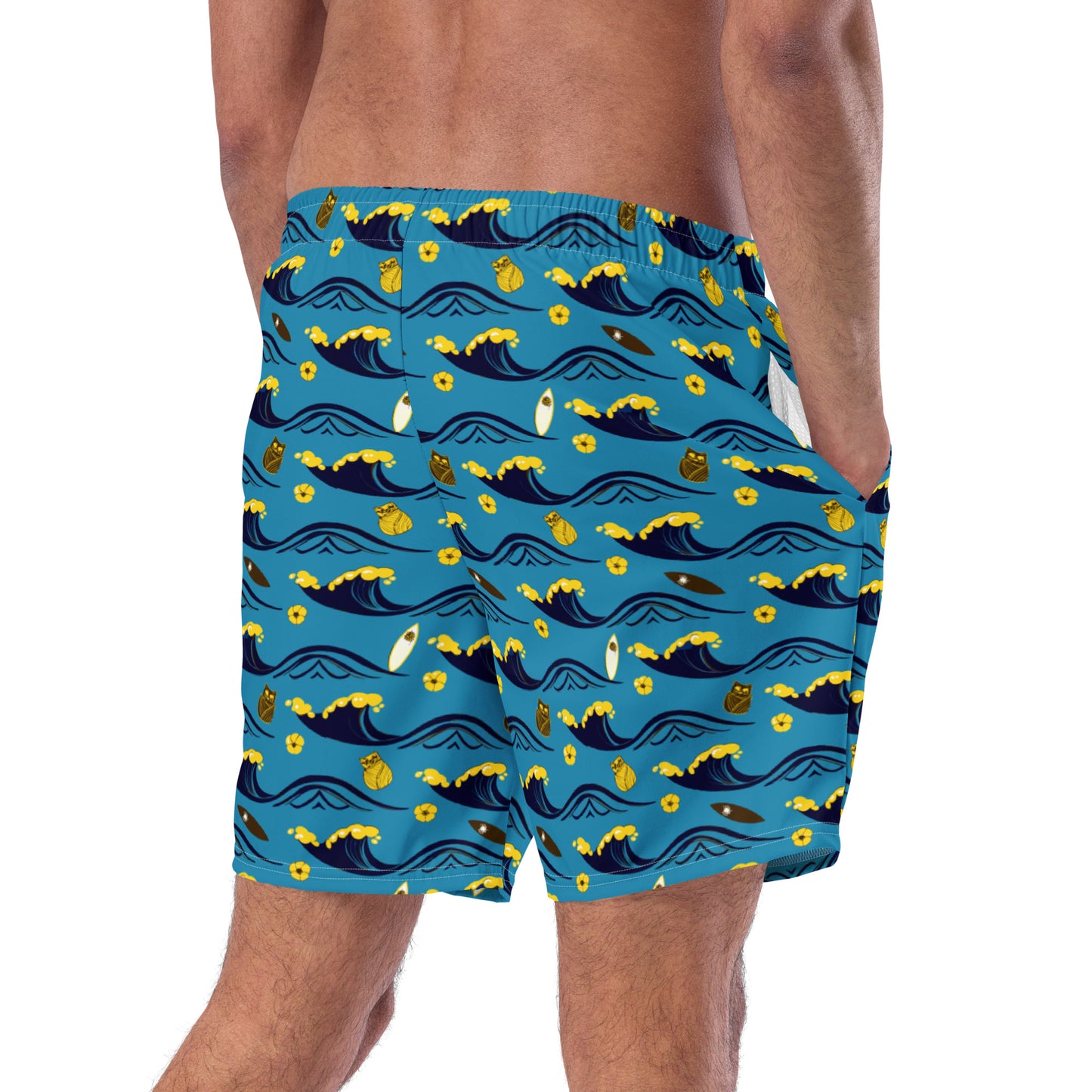 Owl Recycled Swim Trunks – Eco-Conscious Comfort for Wild Summer Adventures Dudeily