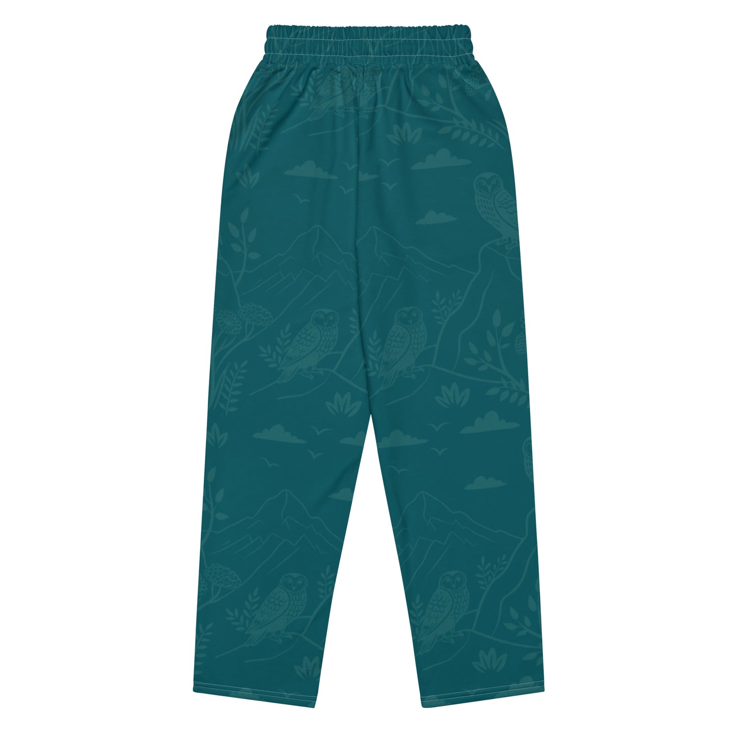 Owl Wide-Leg Joggers – Ethical Comfortwear for Sustainable Living 6XL Dudeily