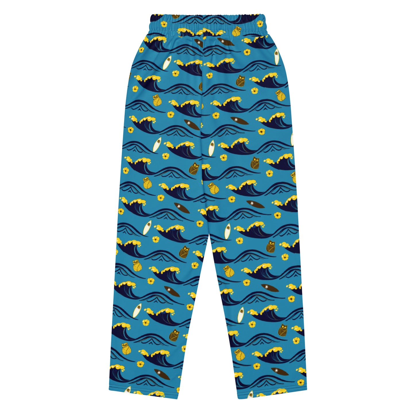 Earthy Owl Wide-Leg Joggers – Sustainable Streetwear for Nature Lovers 6XL Dudeily