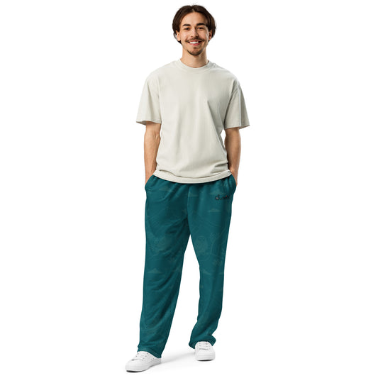 Owl Wide-Leg Joggers – Ethical Comfortwear for Sustainable Living Dudeily