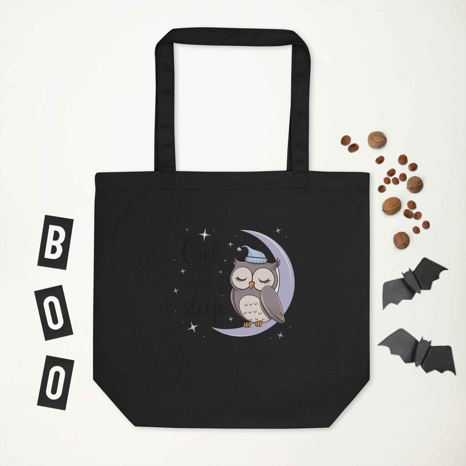 Eco Tote Bag: Owl Themed Sustainable, Stylish, and Ready for Any Adventure Dudeily