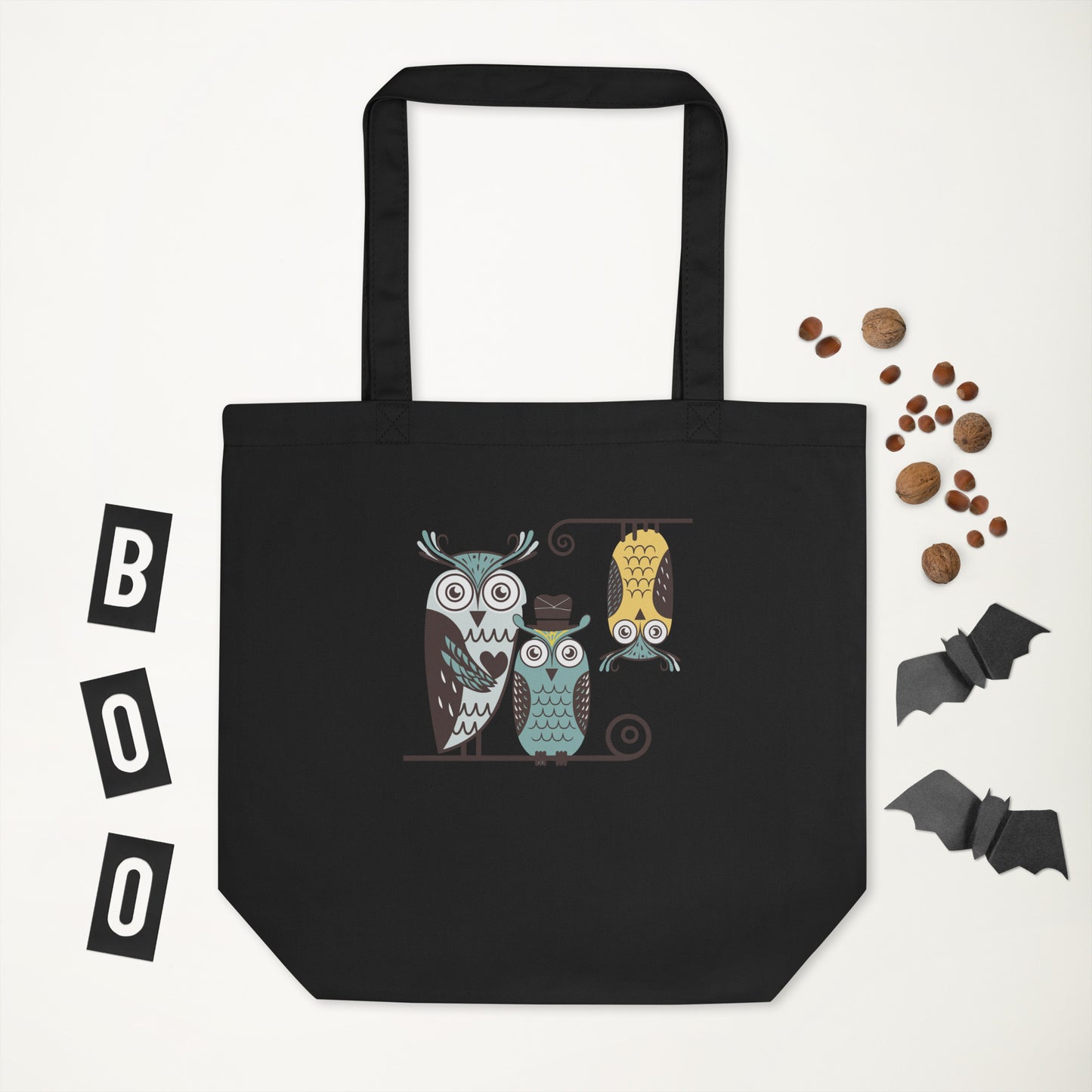 Eco Tote Bag: Owl Themed Sustainable, Stylish, and Ready for Any Adventure Dudeily