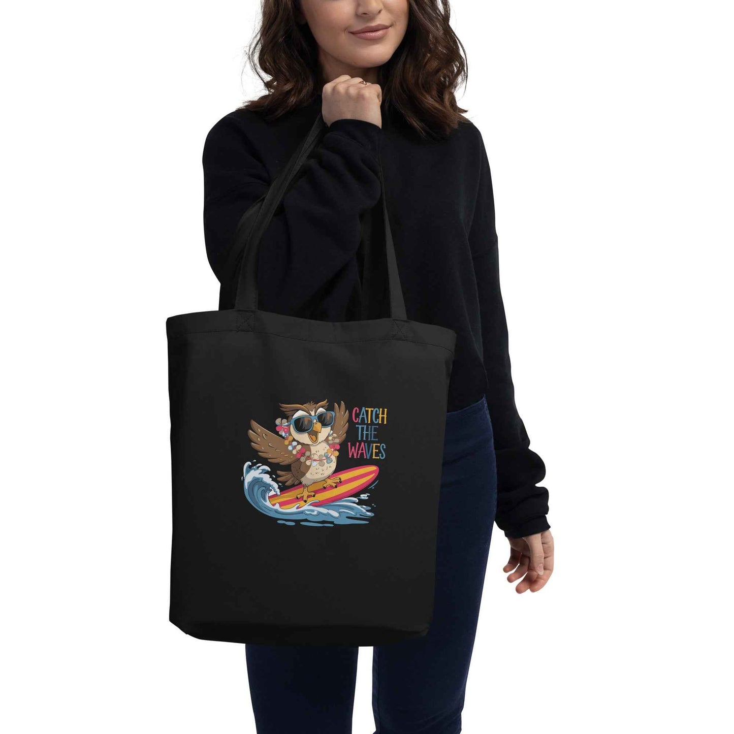 Eco Tote Bag - Owl Themed Sustainable for Stylish Everyday Needs Dudeily