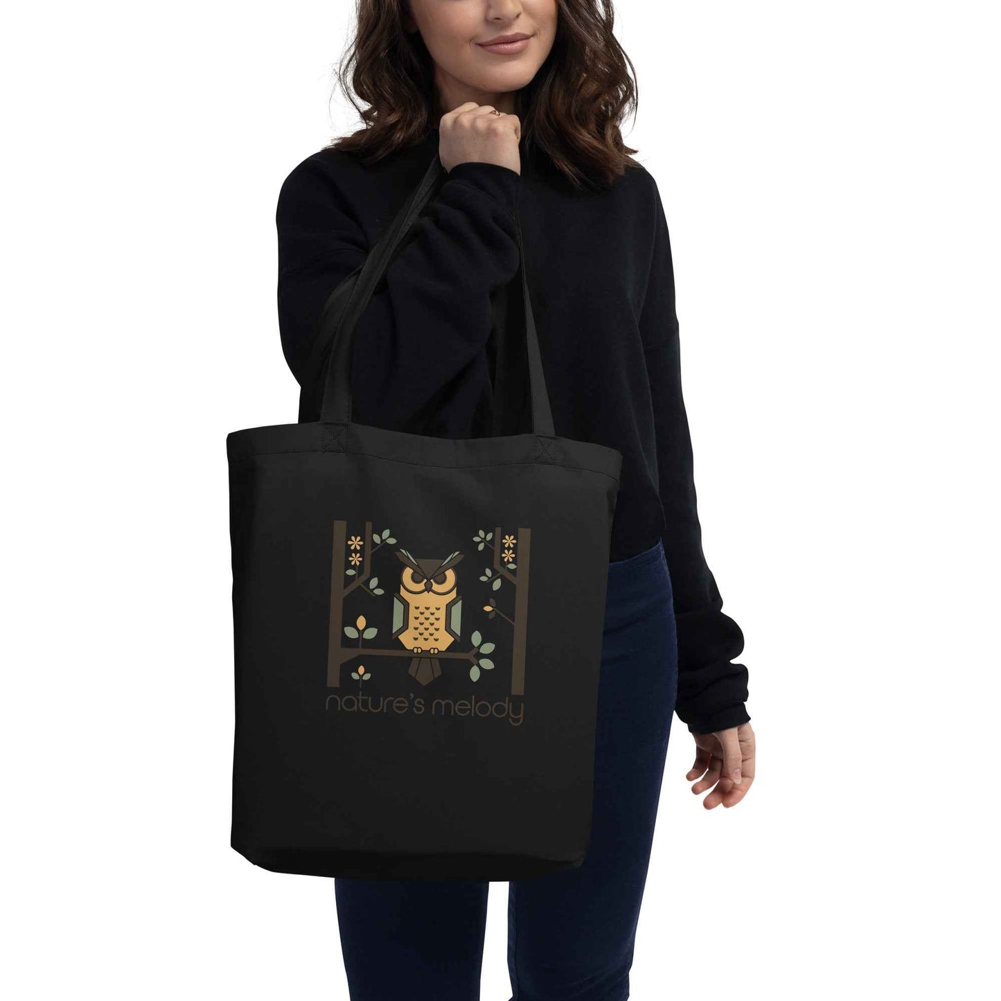 Eco Tote Bag: Owl Themed Stylish, Sustainable, and Perfect for Everyday Use Dudeily