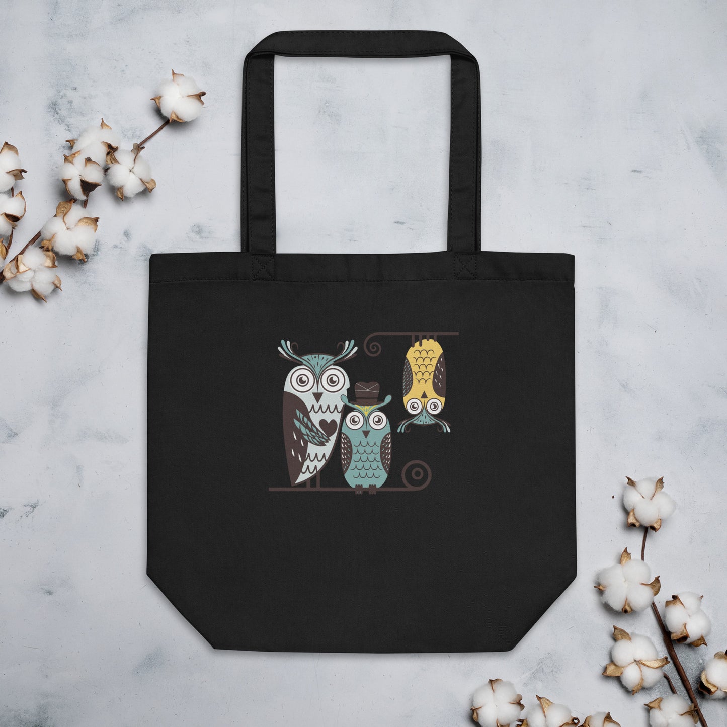 Eco Tote Bag: Owl Themed Sustainable, Stylish, and Ready for Any Adventure Dudeily