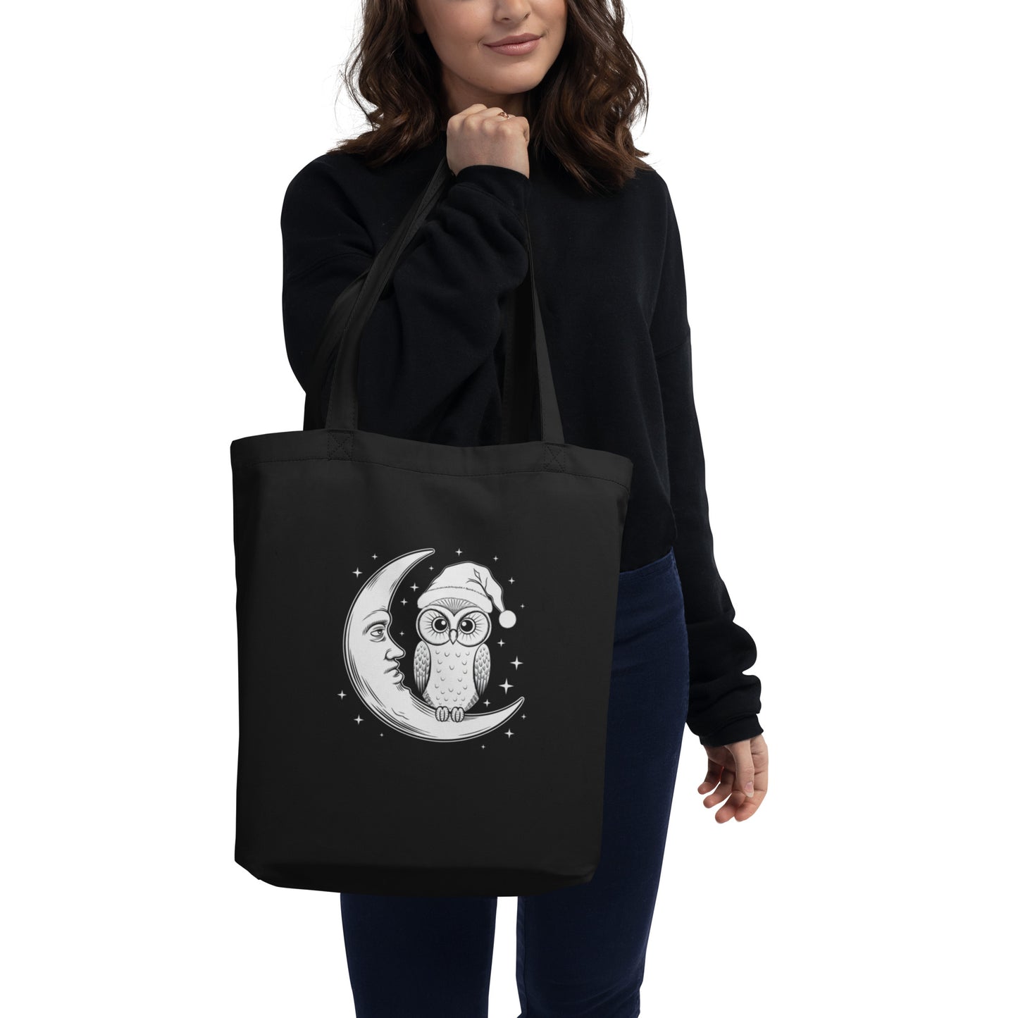 Eco Tote Bag: Owl Themed Sustainable, Versatile, and Stylish for Every Day Dudeily