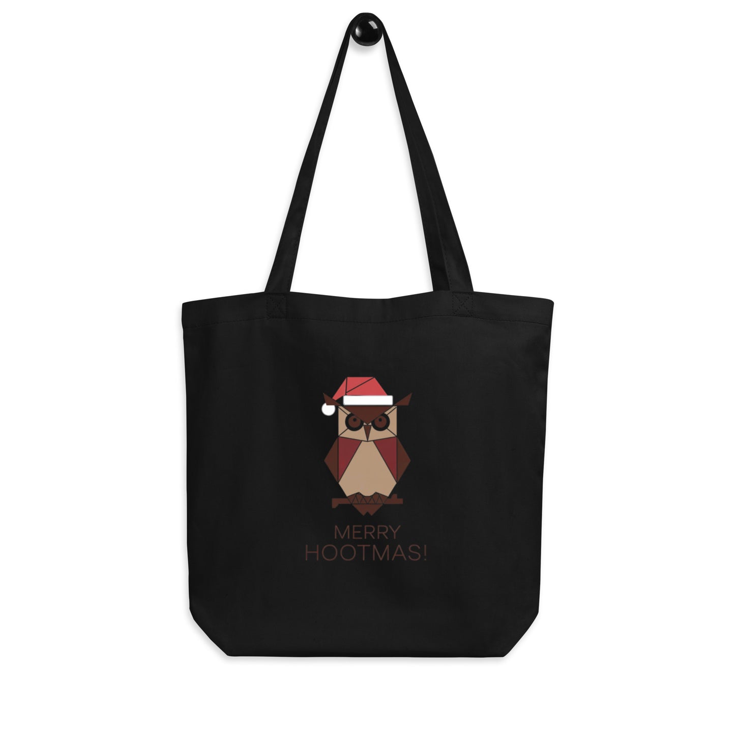 Eco Tote Bag: Owl Themed Sustainable, Versatile, and Stylish for Every Day Black Dudeily
