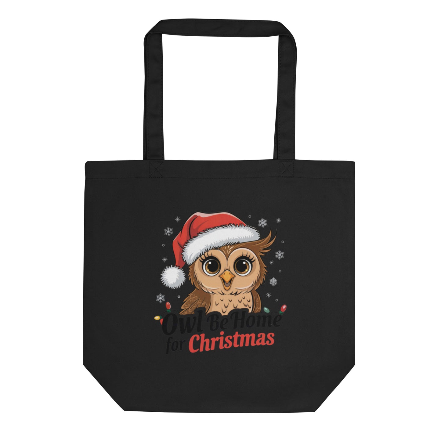Large Organic Tote Bag: Owl themed Stylish, Sustainable, and Perfect for Every Day Dudeily