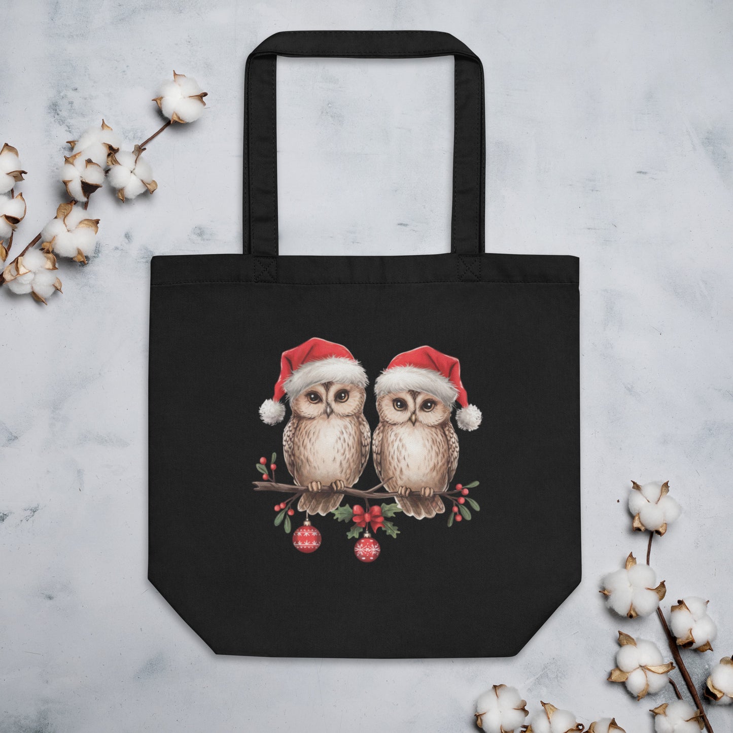 Large Organic Tote Bag: Owl Themed Eco-Friendly, Spacious, and Perfect for Everyday Use Dudeily