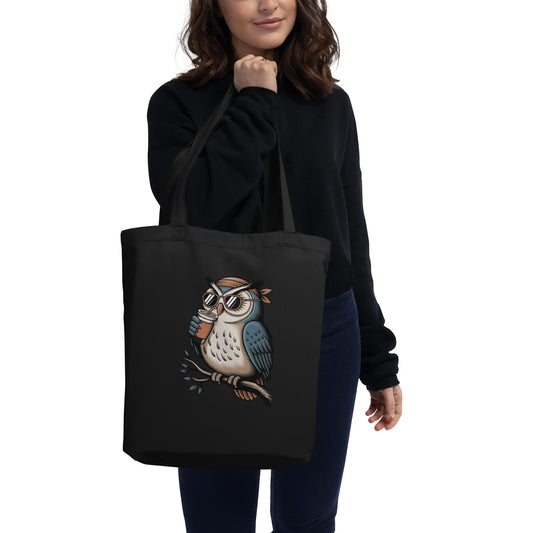 Owl Themed Eco Tote Bag | Sustainable & Reusable for Every Day Dudeily