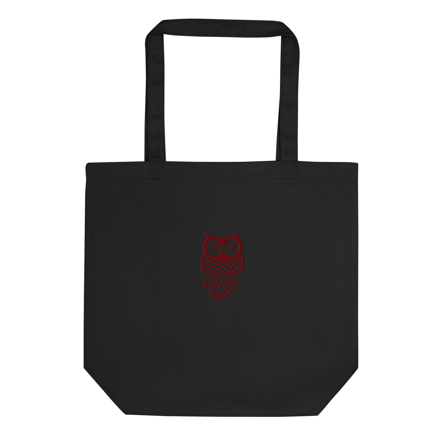 Owl Eco Tote Bag: 'Stay Cozy Hoot Loud' in Fall | Sustainable Fashion USA Dudeily