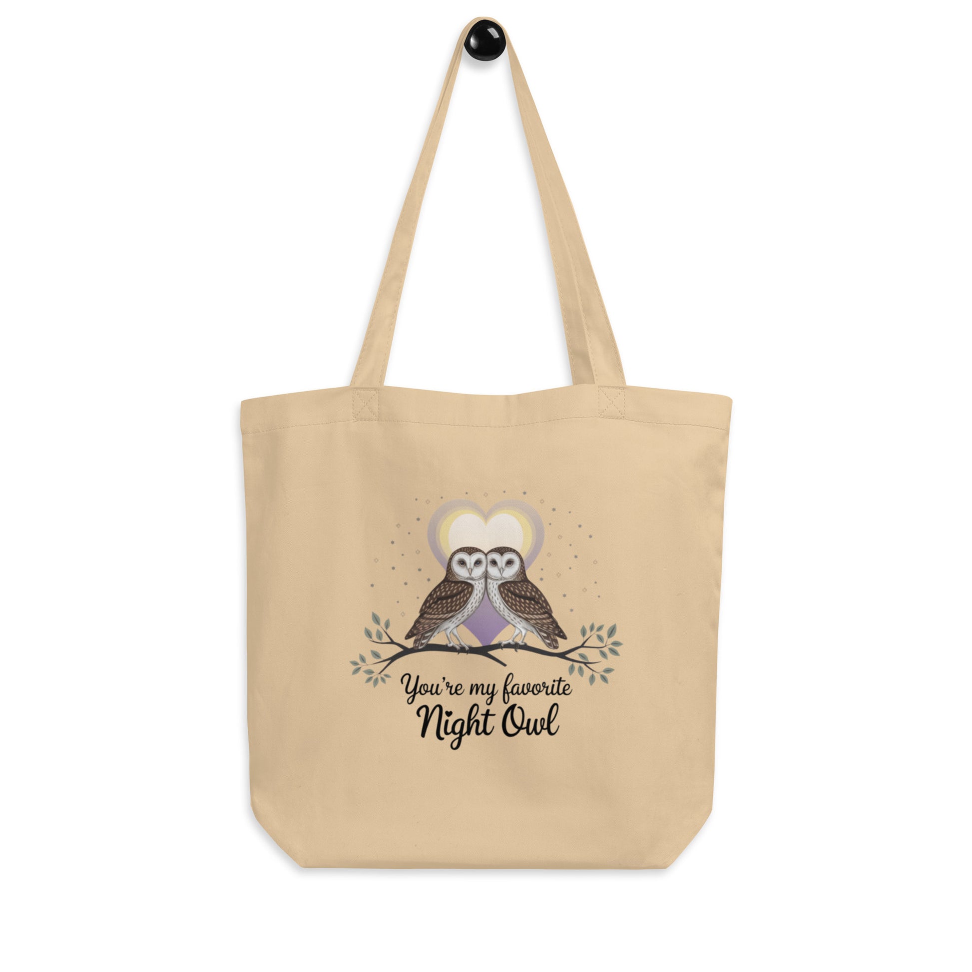 Owl-Themed Eco Tote Bag | Stylish Reusable Bag Dudeily