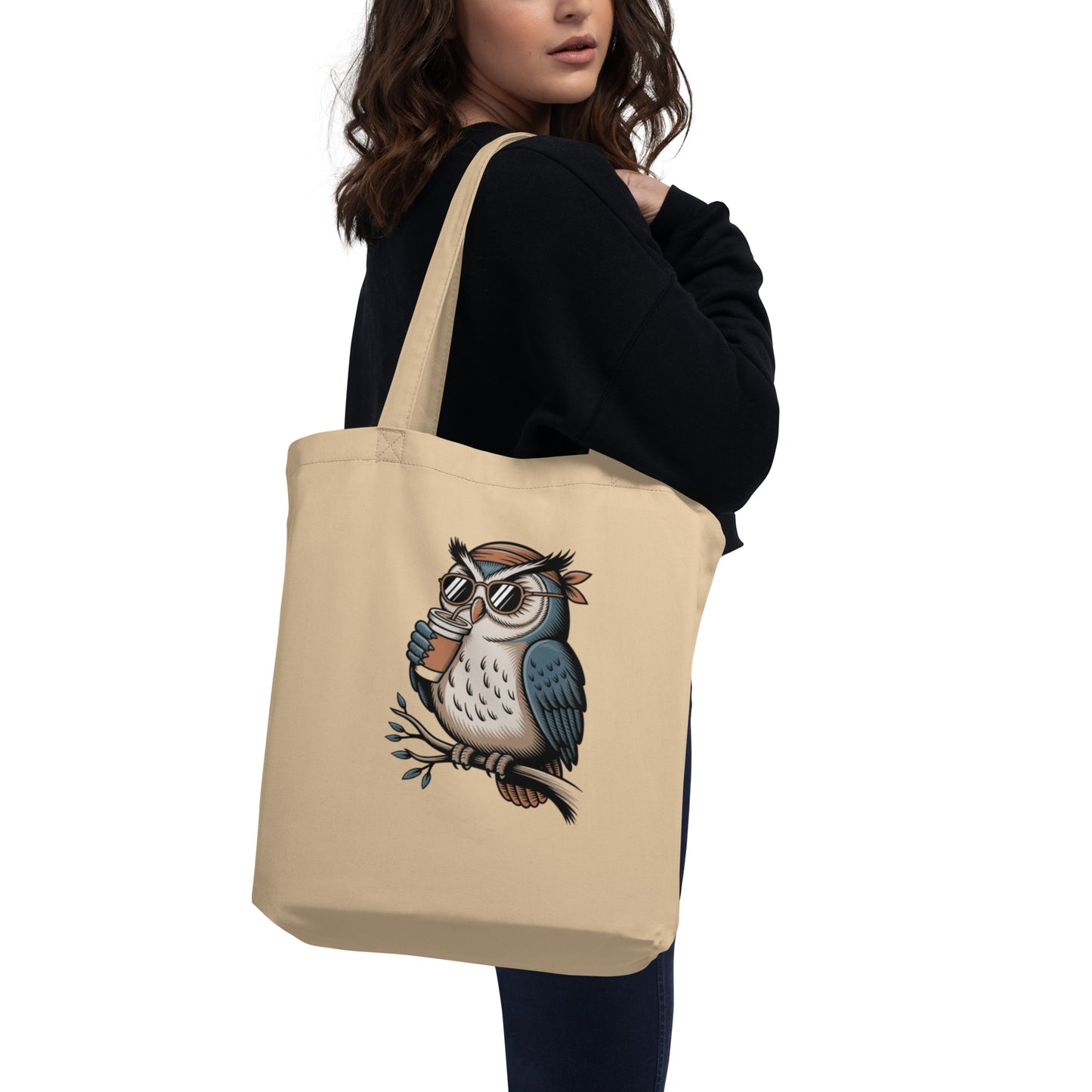 Owl Themed Eco Tote Bag | Sustainable & Reusable for Every Day Dudeily