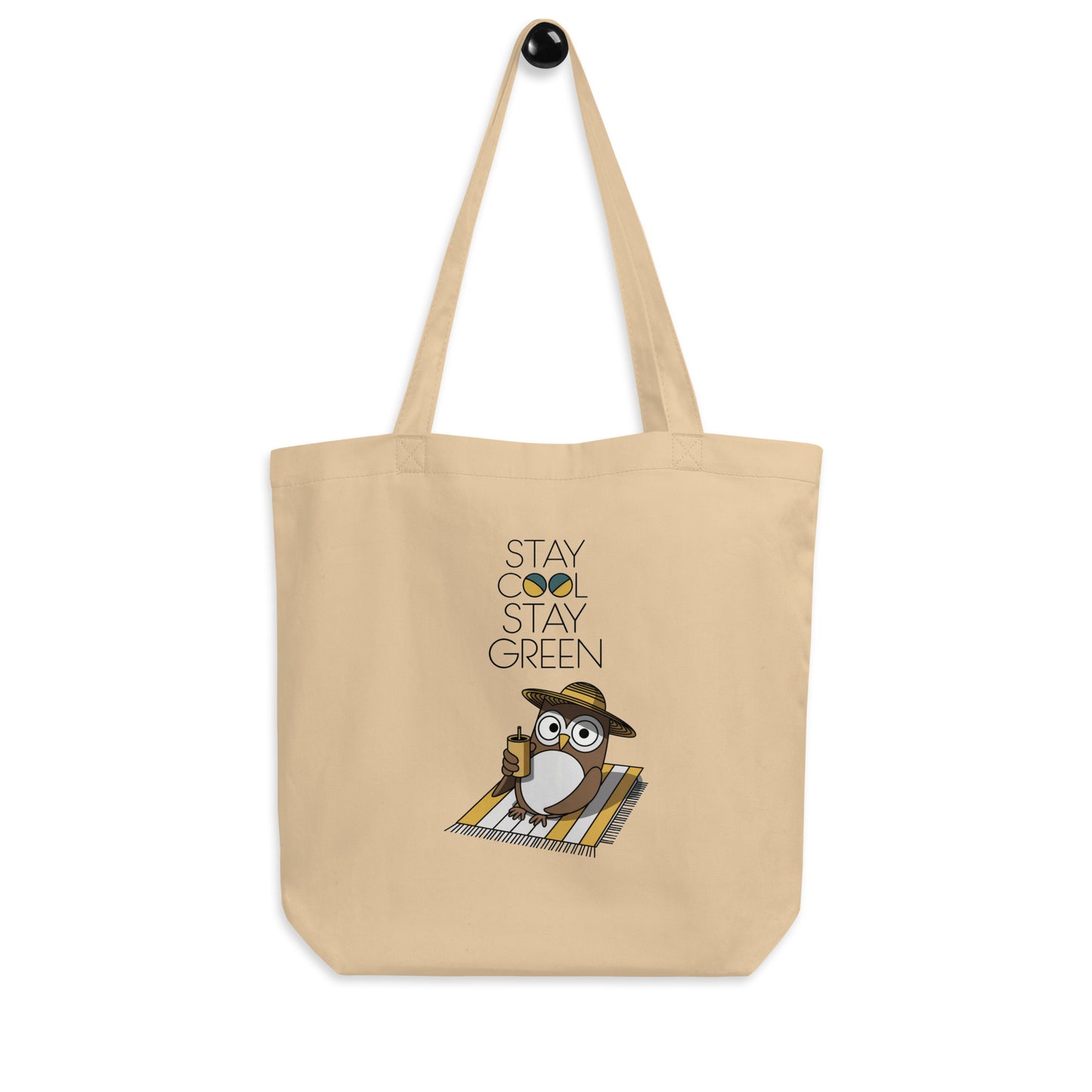 Eco Tote Bag | Owl Themed Sustainable & Reusable for Every Day Dudeily