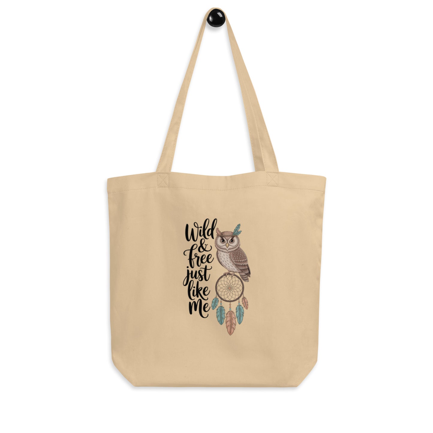 Eco Tote Bag | Sustainable Fashion Owl Themed Reusable Bag for Every Day Dudeily