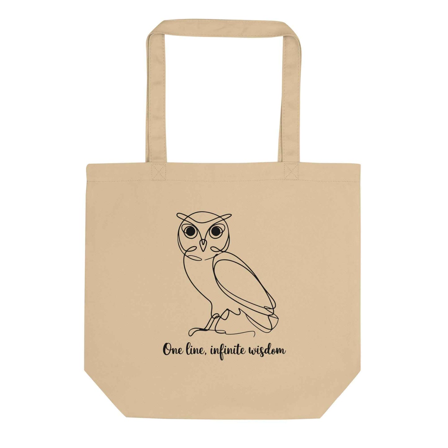 Eco Tote Bag: Sustainable Fashion with Owl Theme for Stylish Living Dudeily