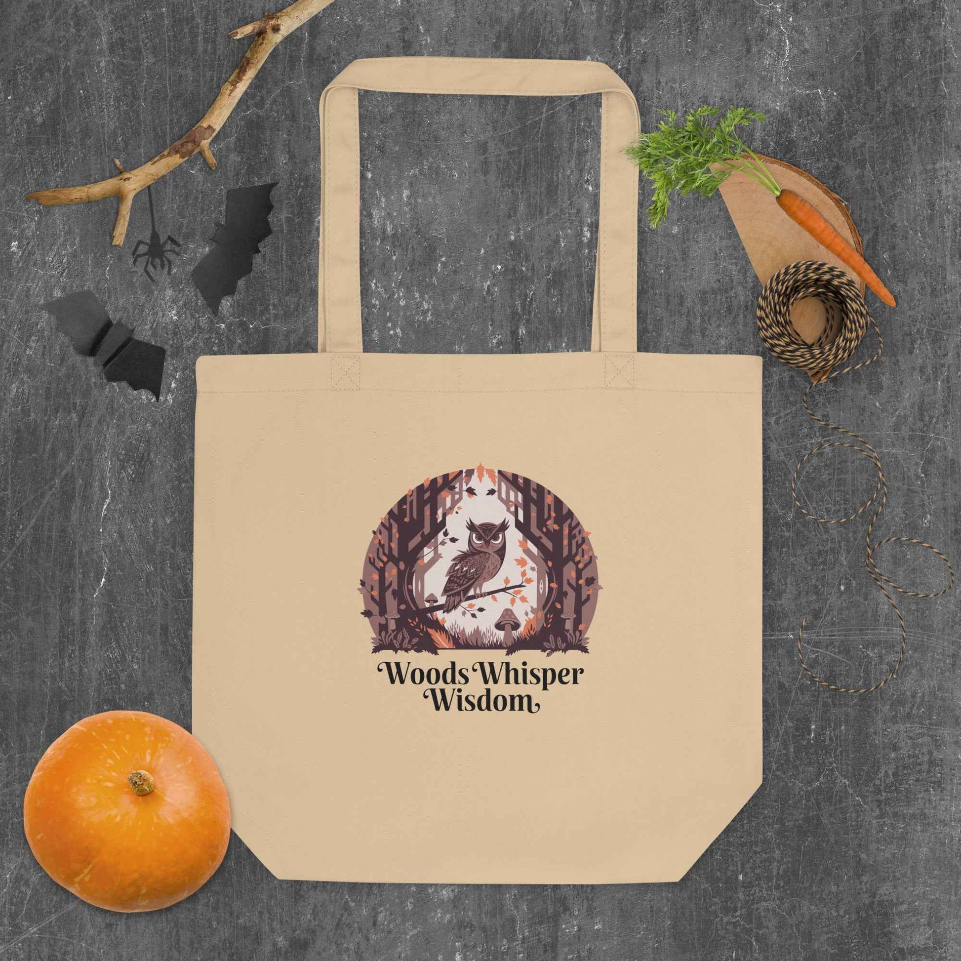 Eco Tote Bag: Owl Themed Sustainable, Stylish, and Ready for Any Adventure Dudeily