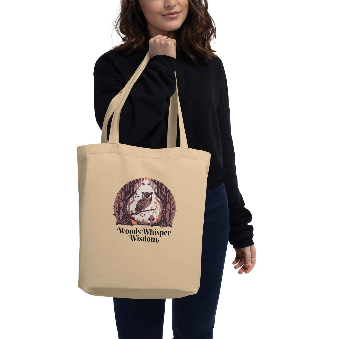 Eco Tote Bag: Owl Themed Sustainable, Stylish, and Ready for Any Adventure Dudeily