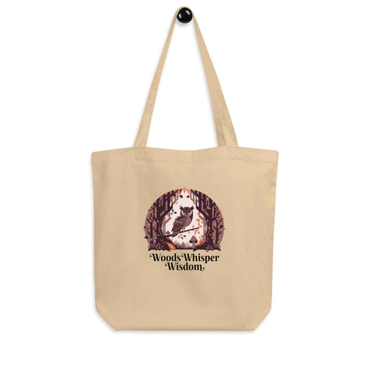 Eco Tote Bag: Owl Themed Sustainable, Stylish, and Ready for Any Adventure Oyster Dudeily