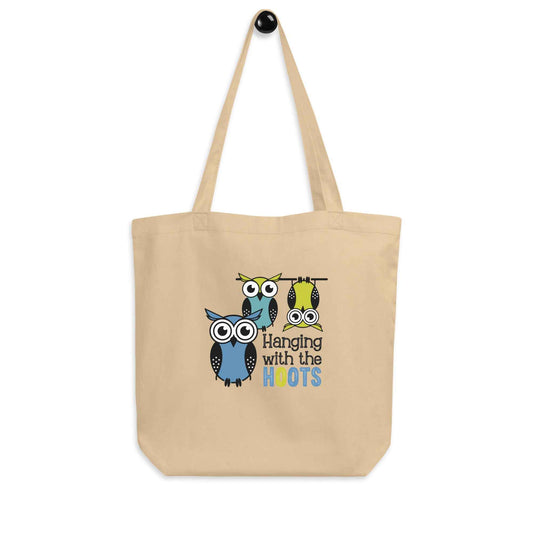 Eco Tote Bag: Owl Themed Sustainable, Stylish, and Ready for Every Day Oyster Dudeily