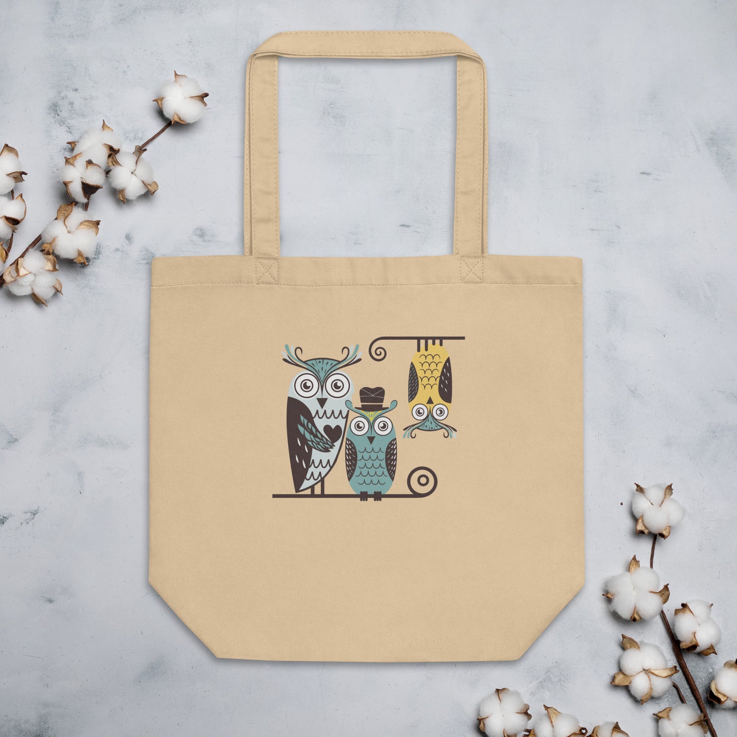 Eco Tote Bag: Owl Themed Sustainable, Stylish, and Ready for Any Adventure Dudeily