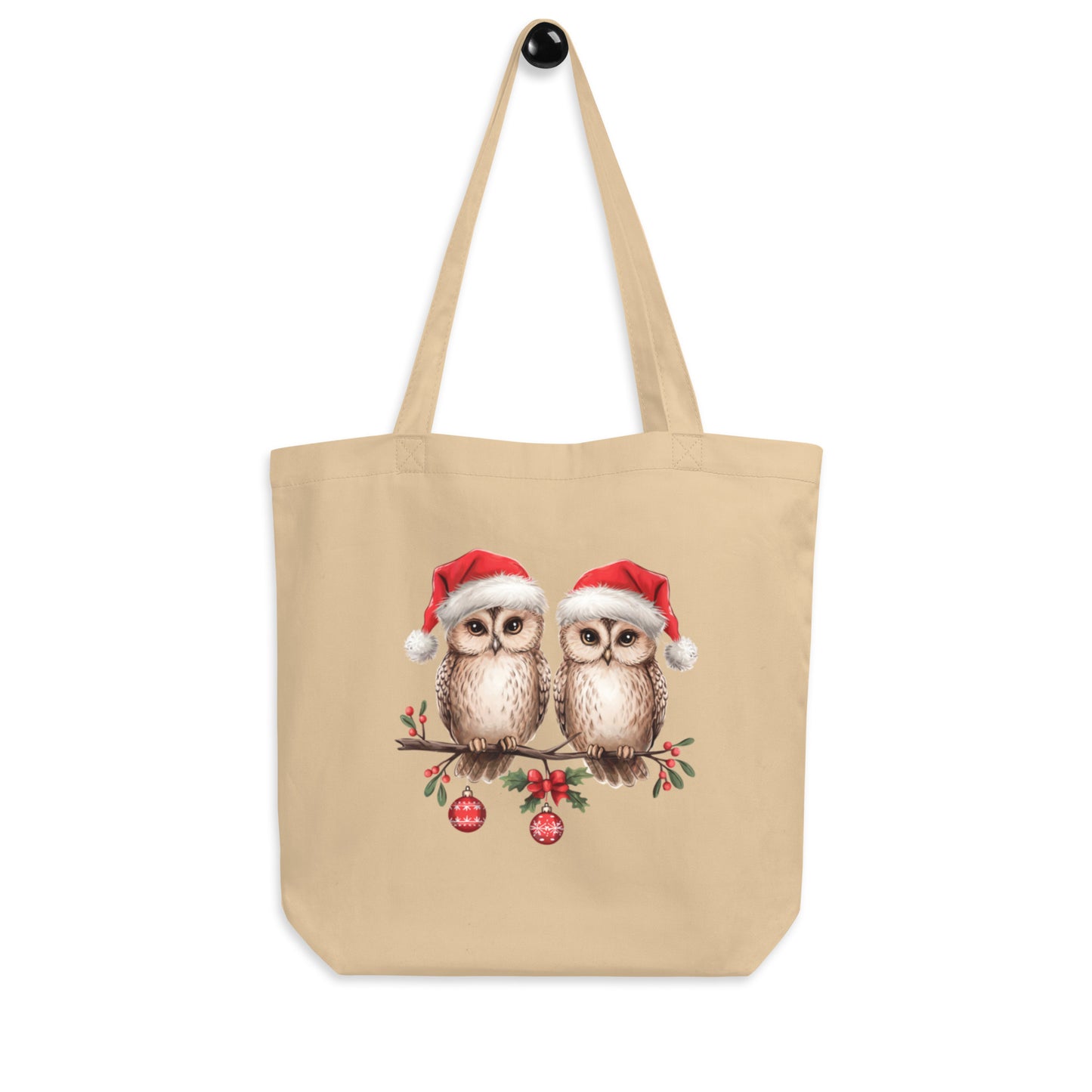 Large Organic Tote Bag: Owl Themed Eco-Friendly, Spacious, and Perfect for Everyday Use Oyster Dudeily