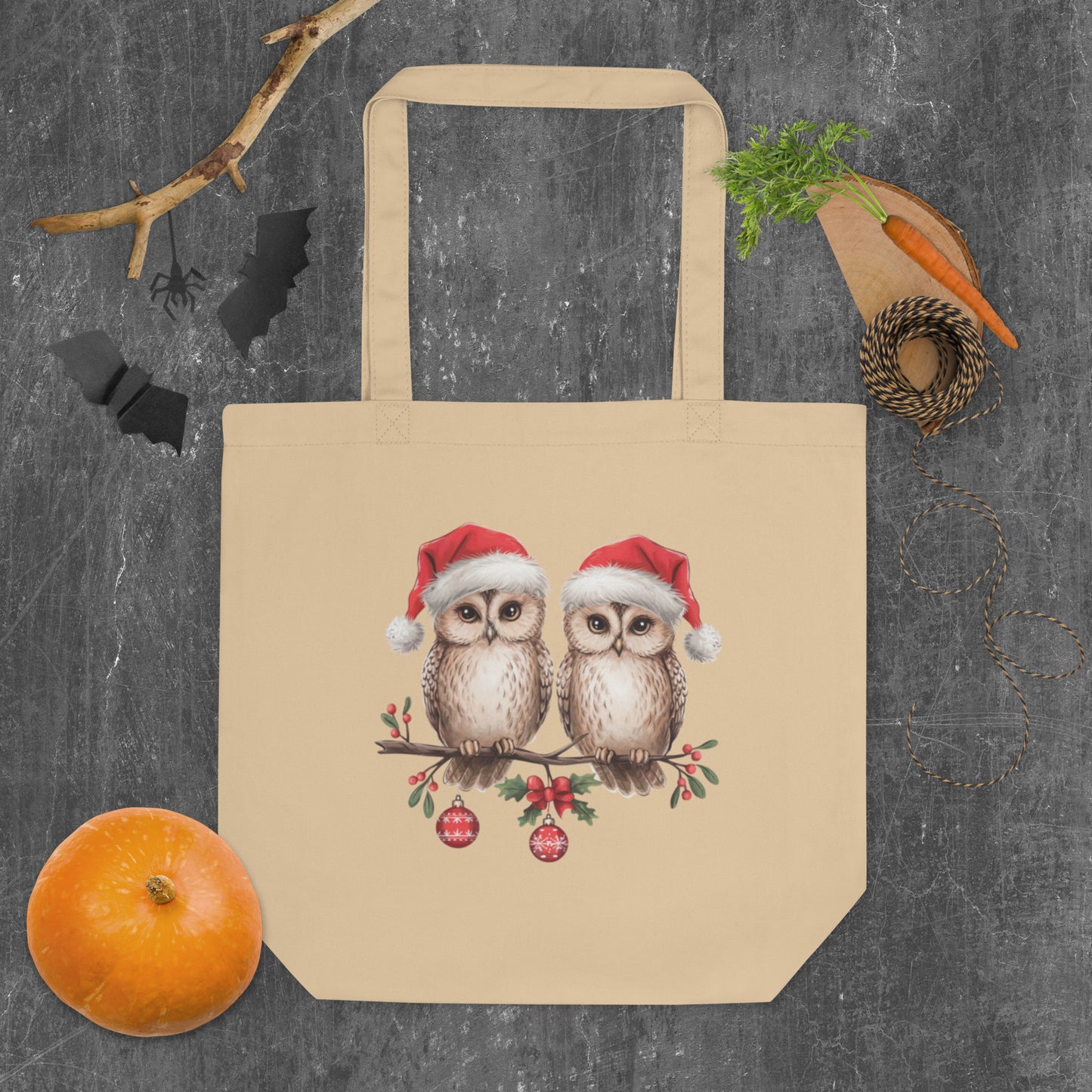 Large Organic Tote Bag: Owl Themed Eco-Friendly, Spacious, and Perfect for Everyday Use Dudeily
