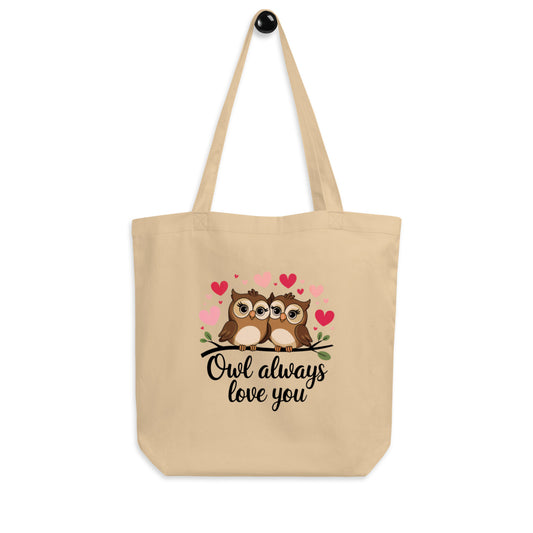 Owl-Themed Eco Tote Bag | Sustainable & Stylish Everyday Bag Default Title Dudeily