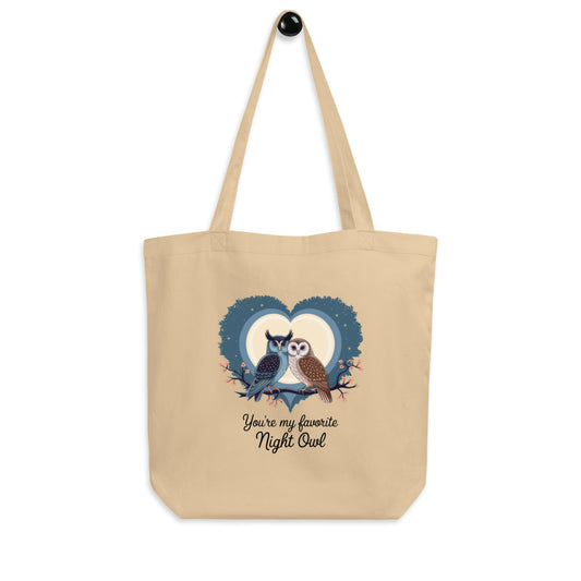Owl-Themed Eco Tote Bag | Sustainable, Stylish, and Practical Default Title Dudeily