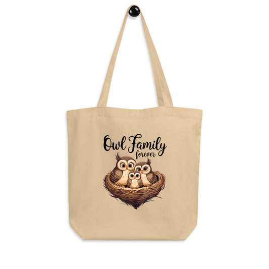 Owl-Themed Eco Tote Bag | Stylish Reusable Bag Default Title Dudeily