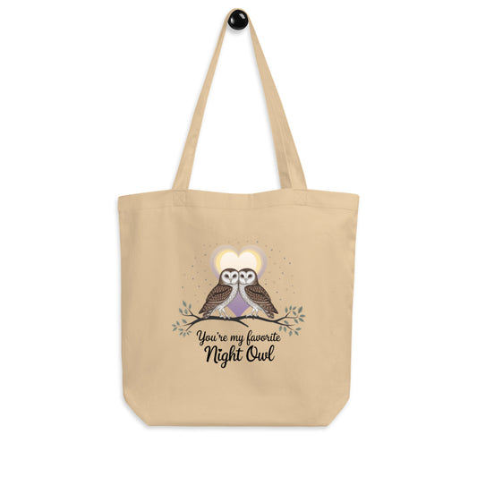Owl-Themed Eco Tote Bag | Stylish Reusable Bag Default Title Dudeily
