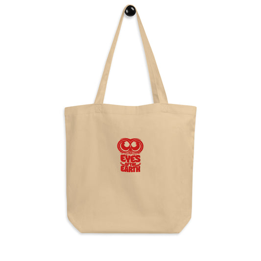 Owl Eco Tote Bag: 'Eyes of the Earth' in Fall | Sustainable Fashion USA Oyster Dudeily