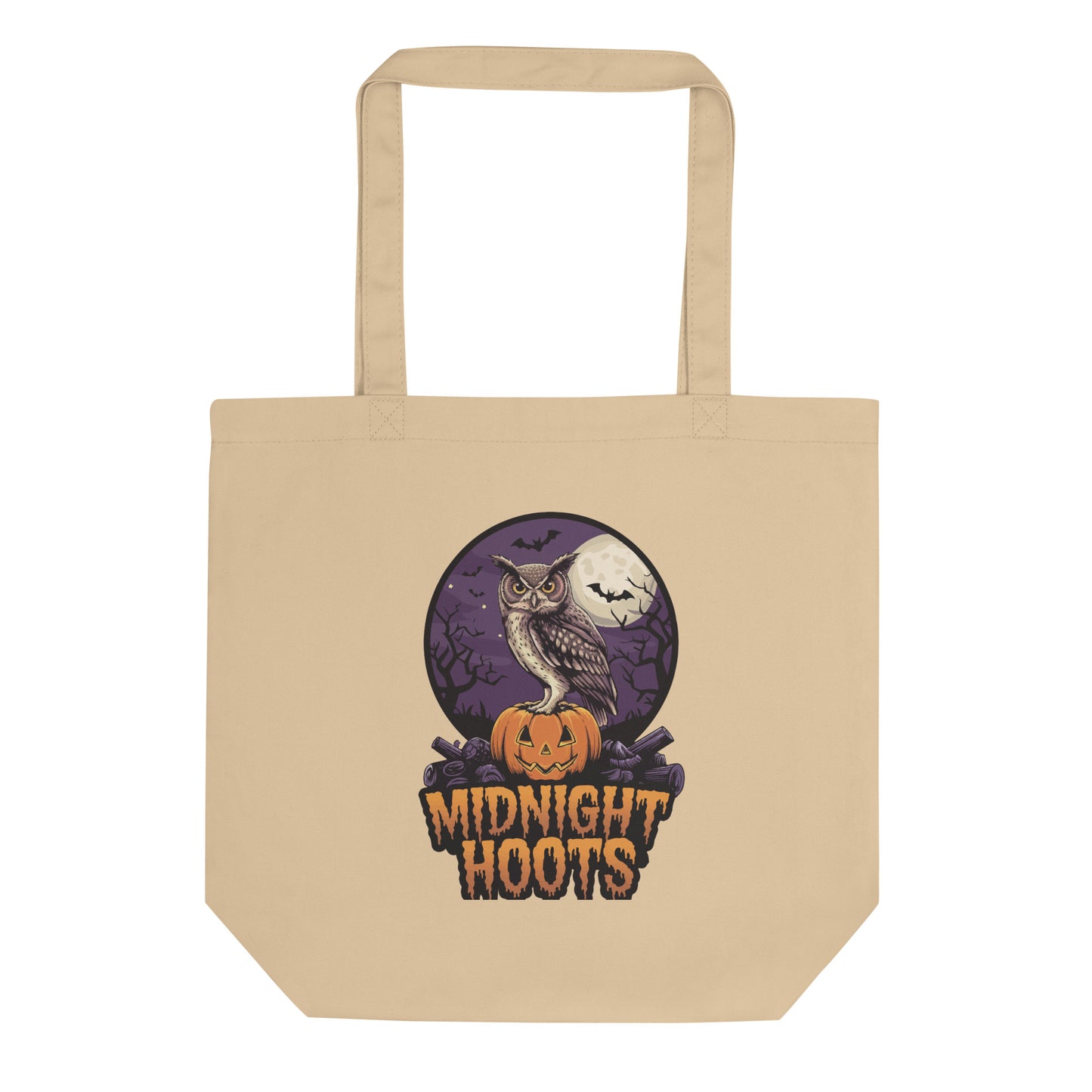 Eco Tote Bag: Halloween Owl Sustainable & Stylish Eco Fashion USA Dudeily