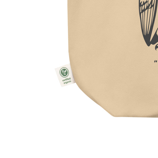 Eco Tote Bag: Hoo’s Got My Back? | Owl-Themed Sustainable Fashion USA by Dudeily Dudeily