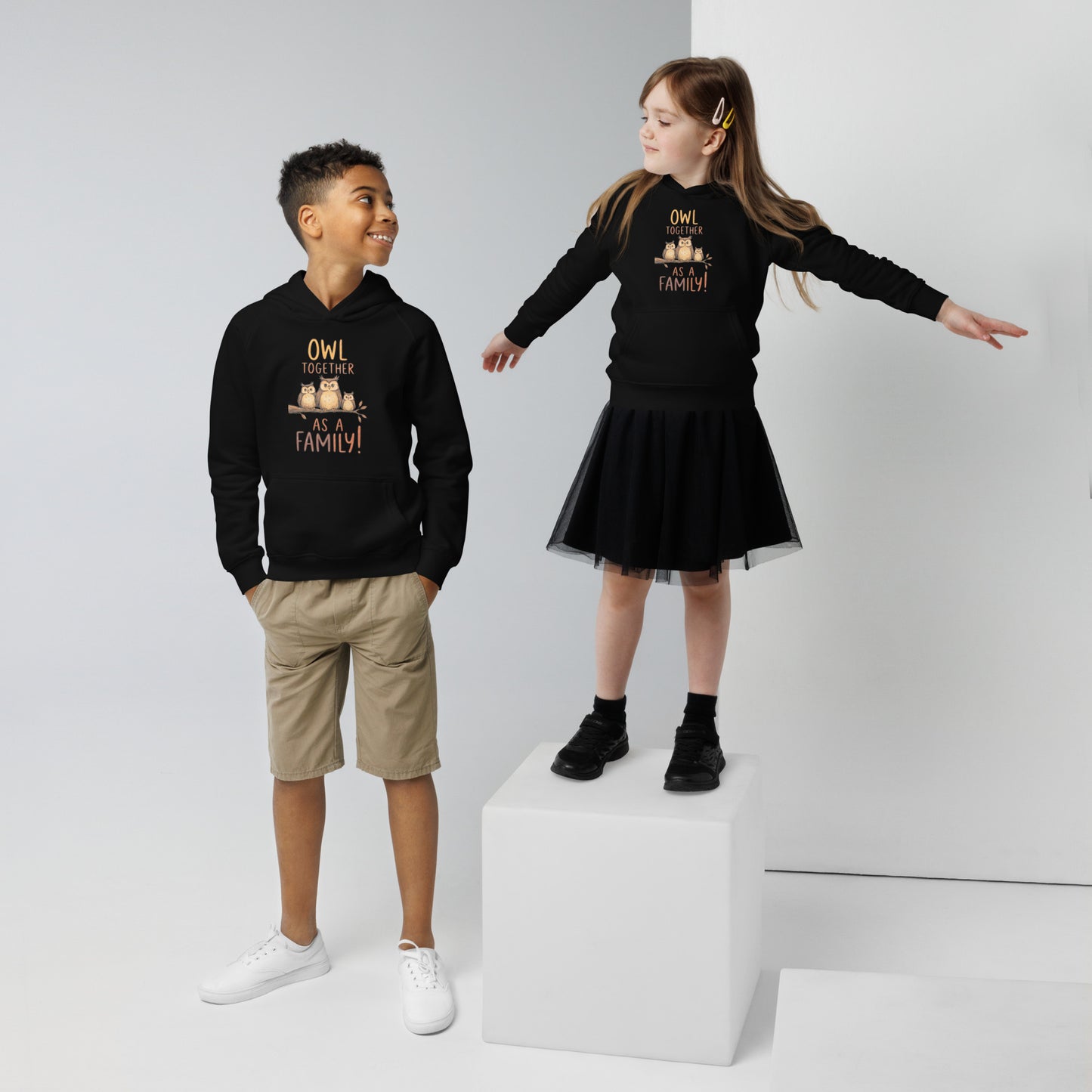 OwlNest Kids Eco Hoodie – Cozy & Conscious Comfort for Little Hoots Dudeily